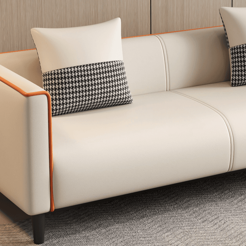 Versatile Standard Sofa/Loveseat/Single Sofa in Synthetic Leather with Dark Blue/Sage/Amber Color and Arm thumbnail 12