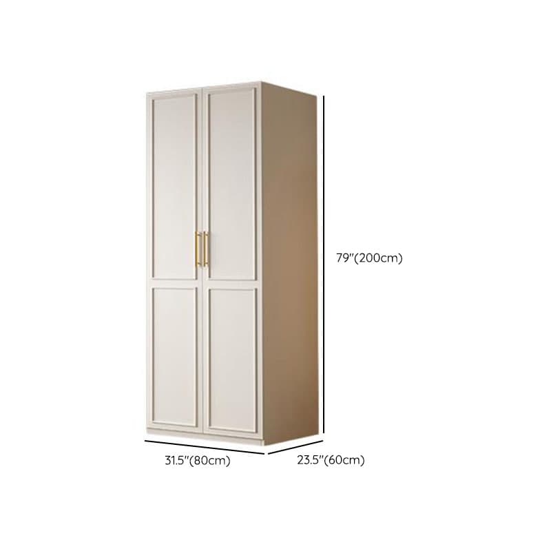 Modern Manufactured Wood Standalone Almirah with Soft Close Drawer, Soft Close Door, Interior Shelves, and Hanging Rod thumbnail 8