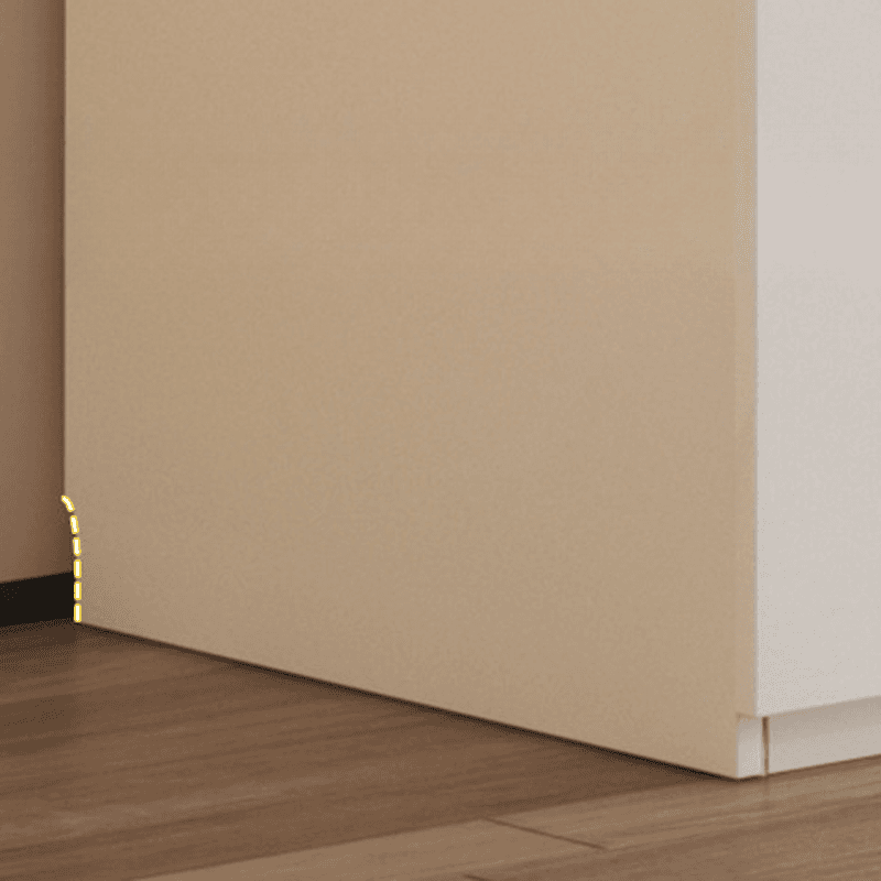 Chalk Minimalist Laminate Cabinet Armoire with Soft Close Drawer, Soft Close Door, Interior Shelves, and Clothing Rod thumbnail 7