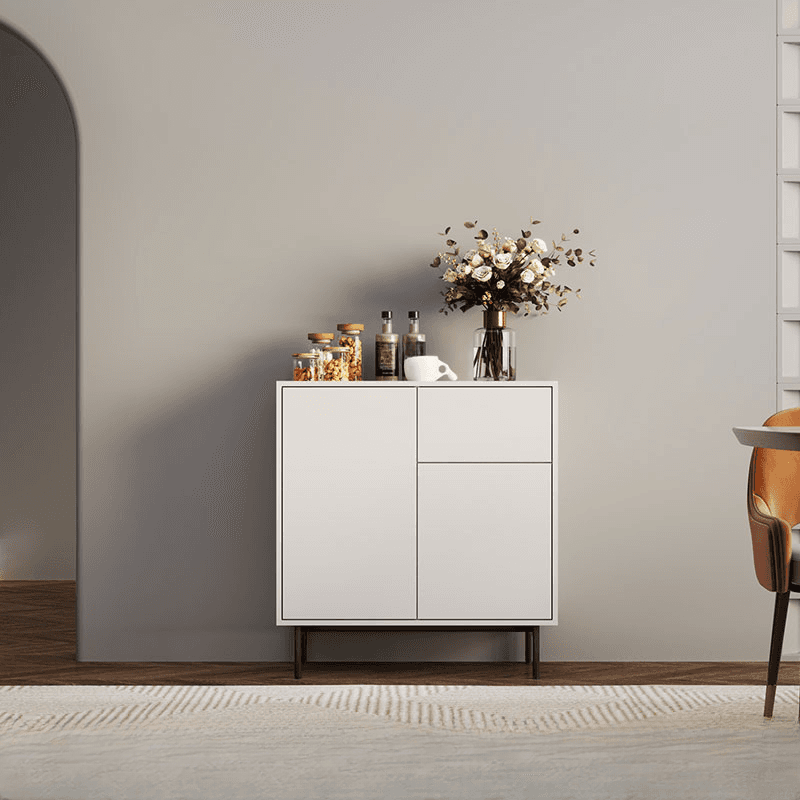 Ground Design Narrow Server with 2 or 1 Drawer, Drawers Storage, Alterable Shelf, and 3 or 2 Doors Tabletop thumbnail 4