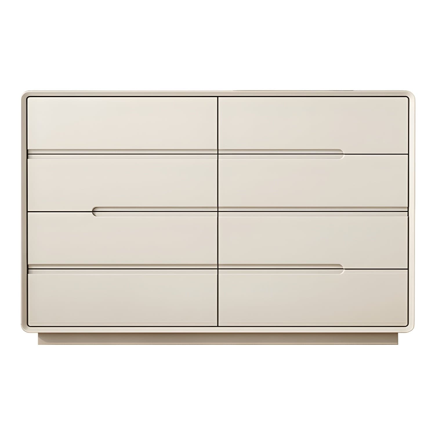 Light Oak Modern Dresser with Solid Wood Construction and Soft-Close Drawers thumbnail 4