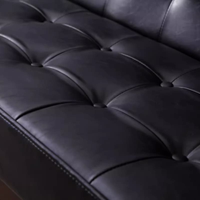 Modern Wood Frame Tufted Back Sofa with Cotton Seat Sleek and Stylish Seating thumbnail 16