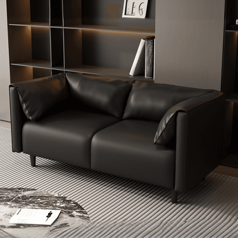 Drawing Room Loveseat with Light Gray/Olive Green/Amber Color Upholstery and Armrest thumbnail 1
