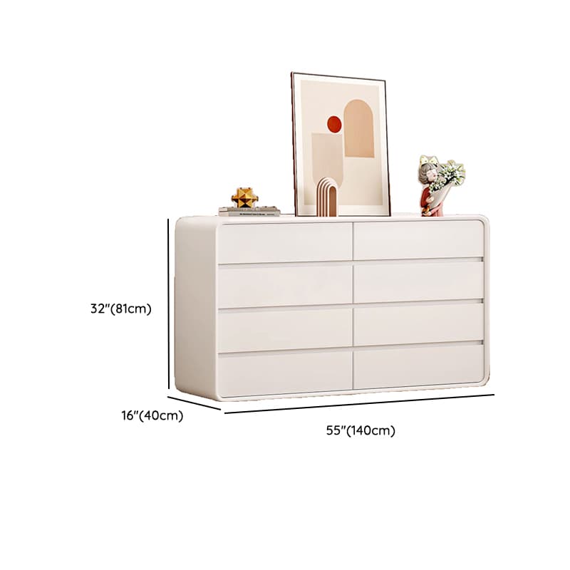 Ivory Contemporary Faux Leather Dresser with 3/4/5 Tiers thumbnail 29