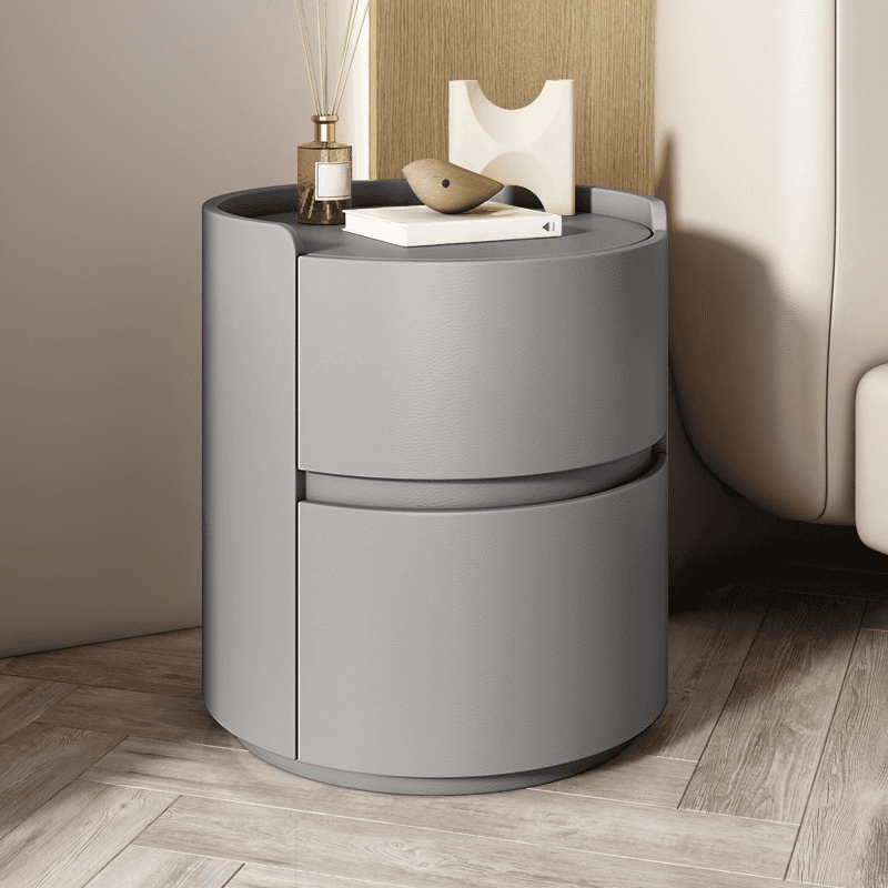 Simple 2 Tiers Nightstand With Drawer Organization, 2 Drawers thumbnail 8