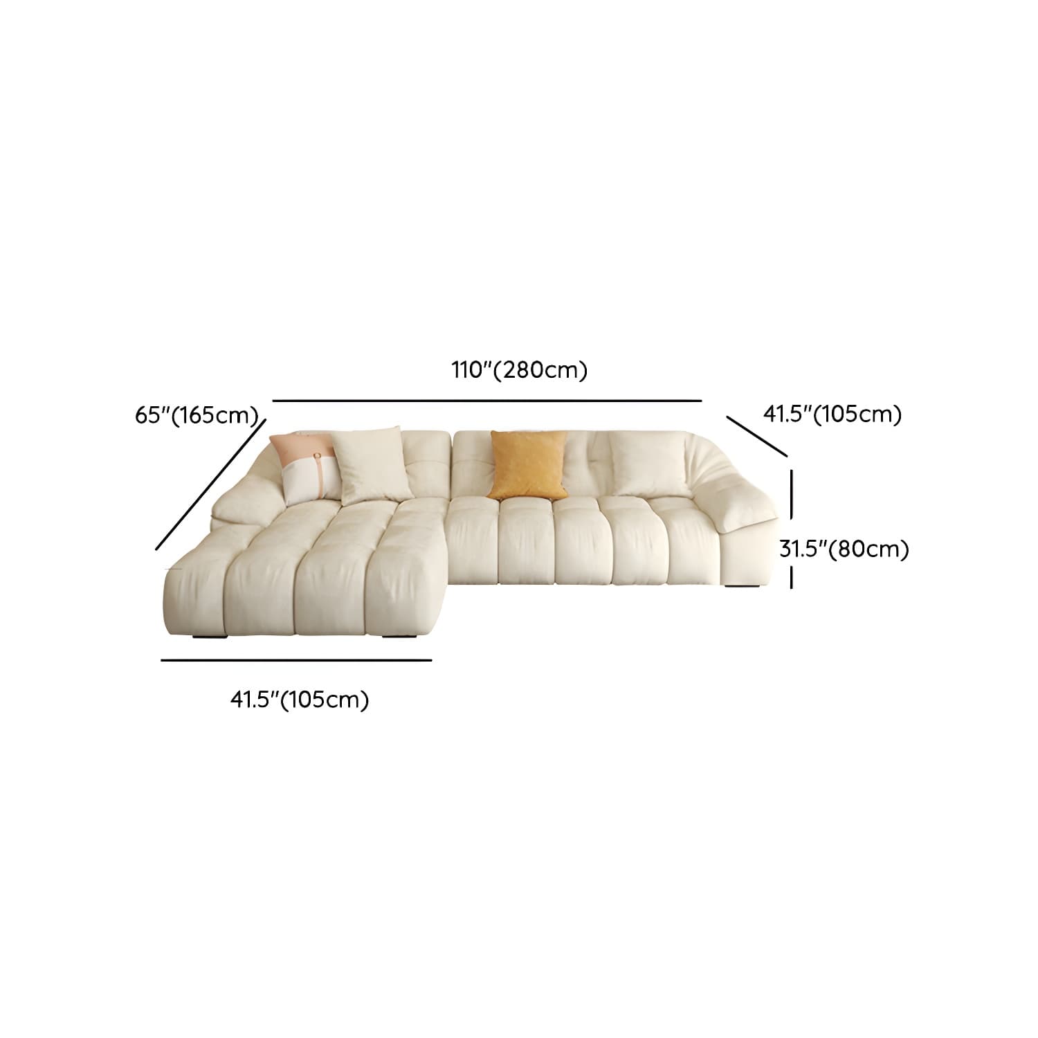 Comfortable Polyester Blend Showcase Sectional Sofa for Contemporary Home Decor thumbnail 17