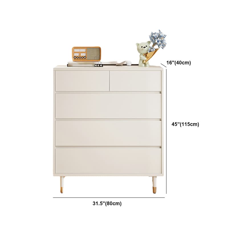 Modern White Wood Dressers with Soft-Close Drawers , Shelves Not Included - image 10
