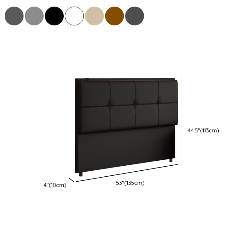 Art Deco Style Panel Headboard in Pine Wood with No Distressing, Rectangle Shape for Twin/King/Queen Bed, Featuring Sponge Upholstery and Standard Height thumbnail 14