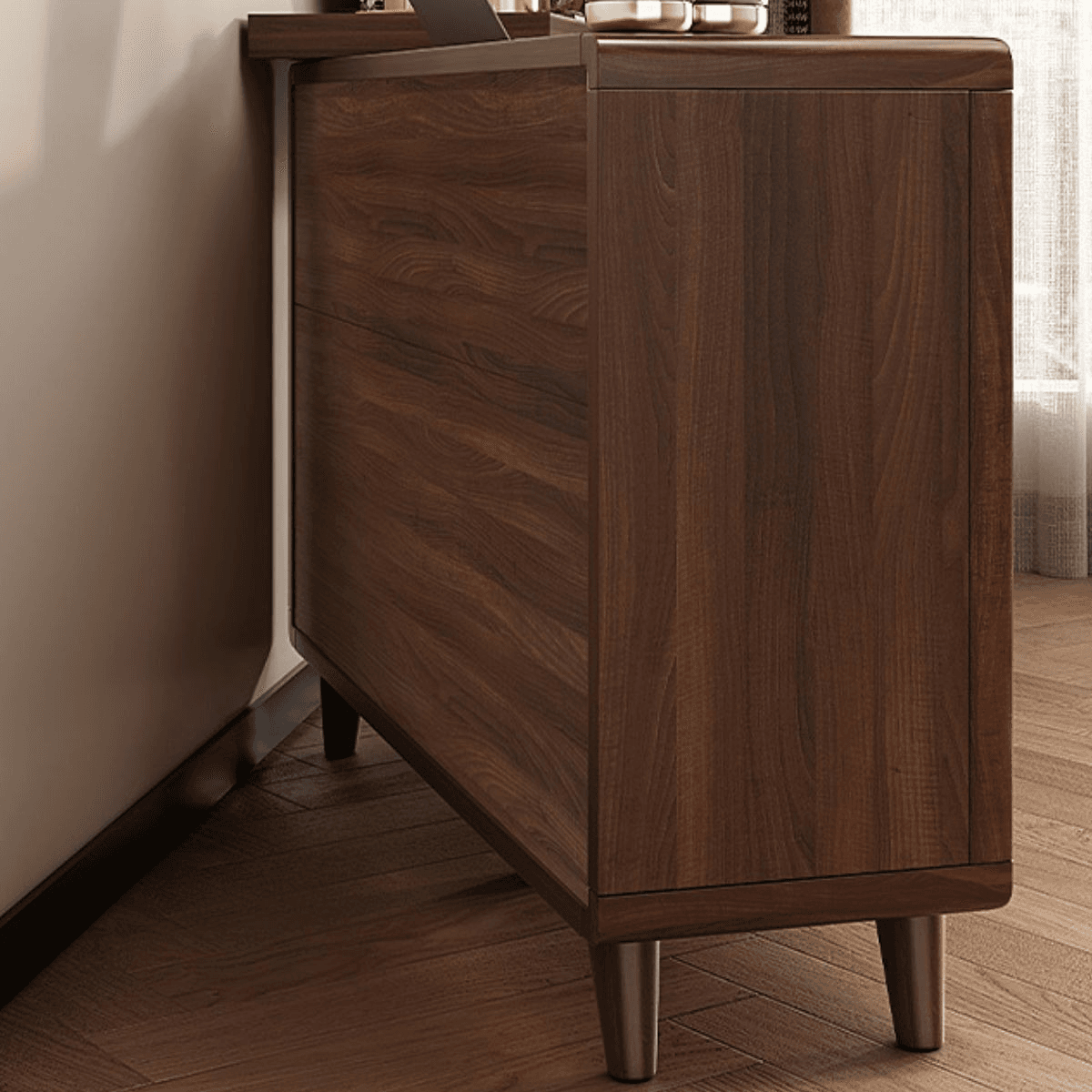 Simple Timber Console Dresser/Semainier/Bachelor Chest Horizontal/Vertical with 9 Drawers/6 Drawers/5 Drawers for Sleeping Quarters thumbnail 10