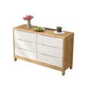 Color Natural Wood/White