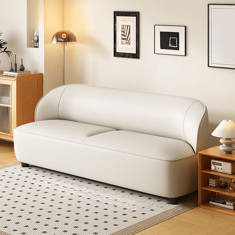 Modish Solid Color Scratch-durable Standard Sofa in Rose/Light Green/Tangerine Color for 2/4 Person/for 3 thumbnail 12