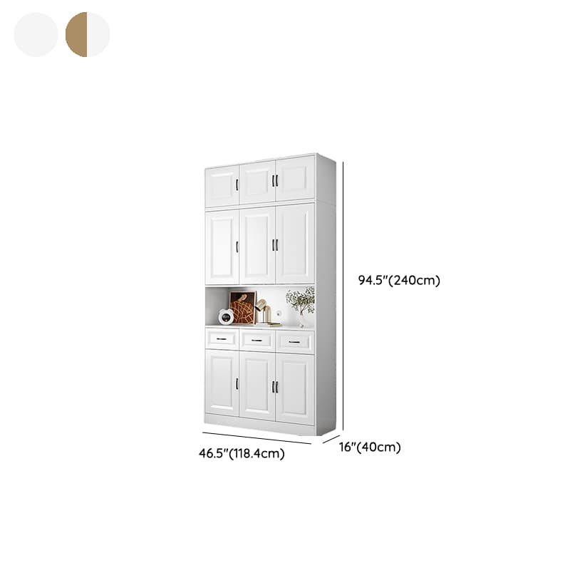 Wood Contemporary Storage Cabinet Buffet Sideboard with Drawers for Home Use thumbnail 19