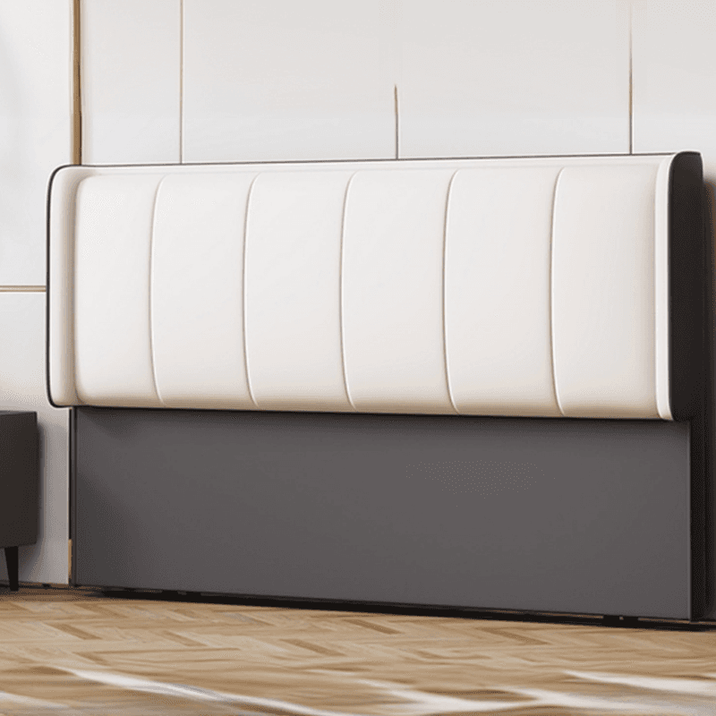 Modish Style Panel Headboard with No Distressing in Pine Wood, Rectangle Shape for Full/Queen Bed, Featuring Sponge Upholstery Fill and Standard Height thumbnail 6