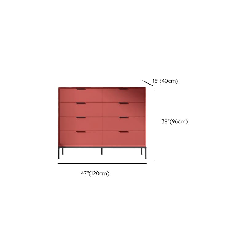 Modern Solid+Engineered Wood 5 Tiers/3 Tiers/4 Tiers Double Dresser/Semainier/Bachelor Chest thumbnail 37