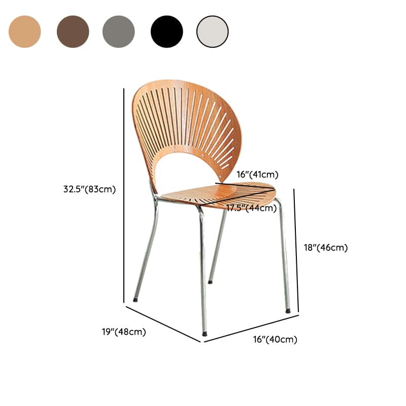 Dining Room Sturdy Side Chair with Outlined Frame and Foot Pads thumbnail 37
