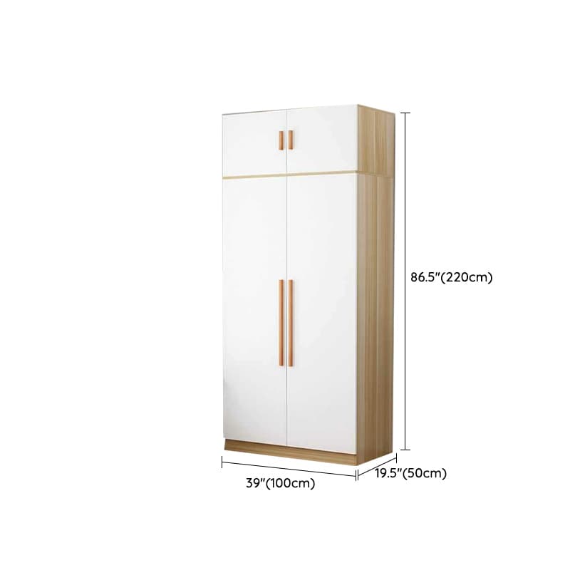 Modern Manufactured Wood Cabinet Armoire with Interior Shelves, Clothing Rod and Soft Close Door thumbnail 19
