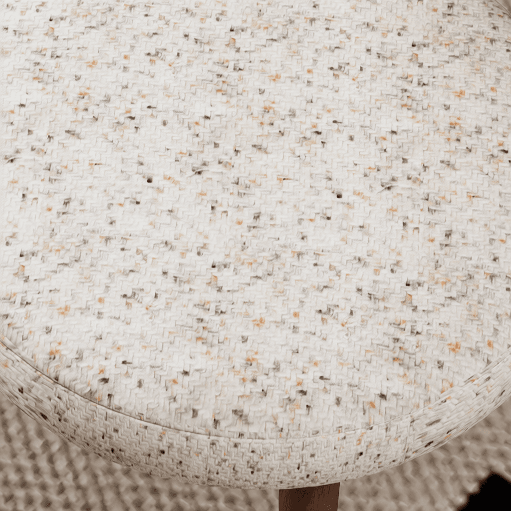 Modish Dining Room Side Chair with Padded Upholstery, Timber Legs, and Low Back thumbnail 8