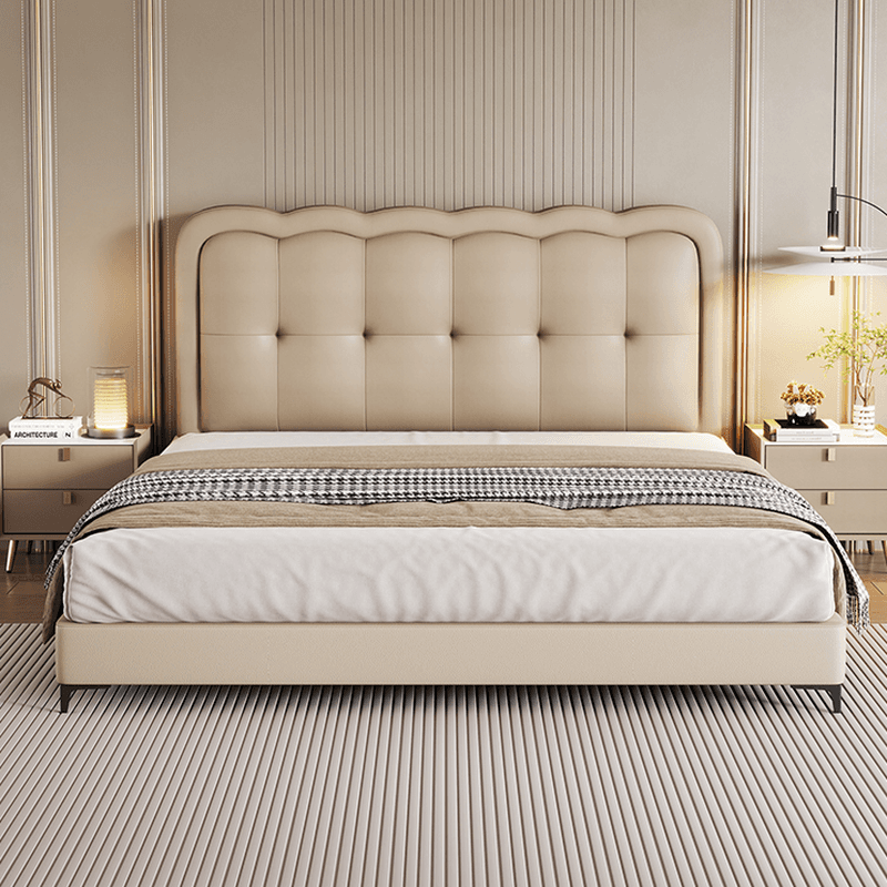 Modish Queen(60"W x 80"L)/Full(54"W x 75"L) No Distressing Button-tufted Rectangle Standard（36-55“） Panel with Sponge Cushion thumbnail 12