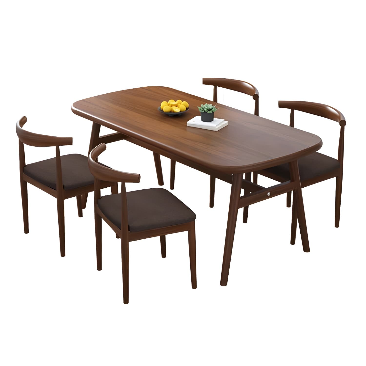 Modern Kitchen Wood Furniture of Standard Height Formal Dining Room Table Set thumbnail 7