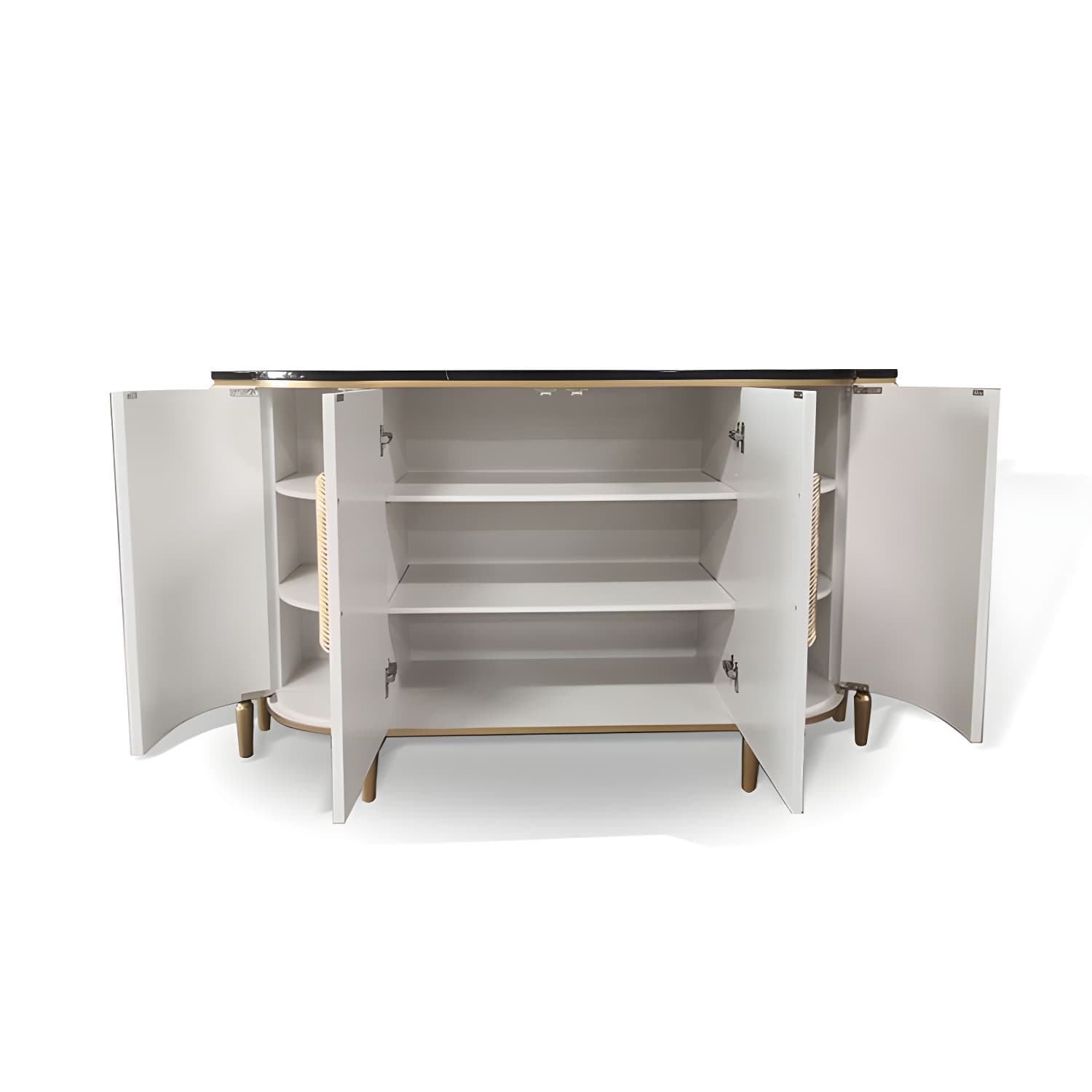Marble Sideboard Modern & Contemporary Side Board with Cabinets - image 12