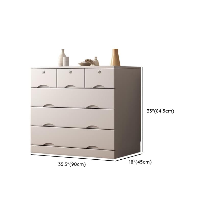 Light Gray Simple Cube Console Dresser for Parlor thumbnail 14