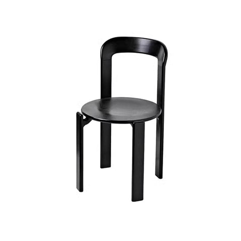 Scandinavian Natural Wood Armless Kitchen Chair 15.3inch Wide Non-Swivel 1 Piece thumbnail 1