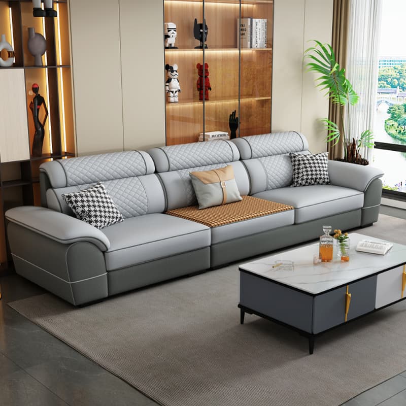 4 Pc L-Shape/Straight Left Hand Facing/Horizontal Sofa Recliner/Sofa Couch for 5 Person thumbnail 13