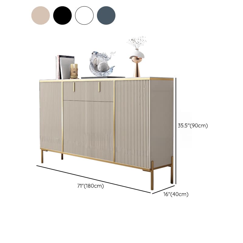 Ground Independent Sideboard for Parlor with Appliance Storage and Worktop in a Modern Style thumbnail 26