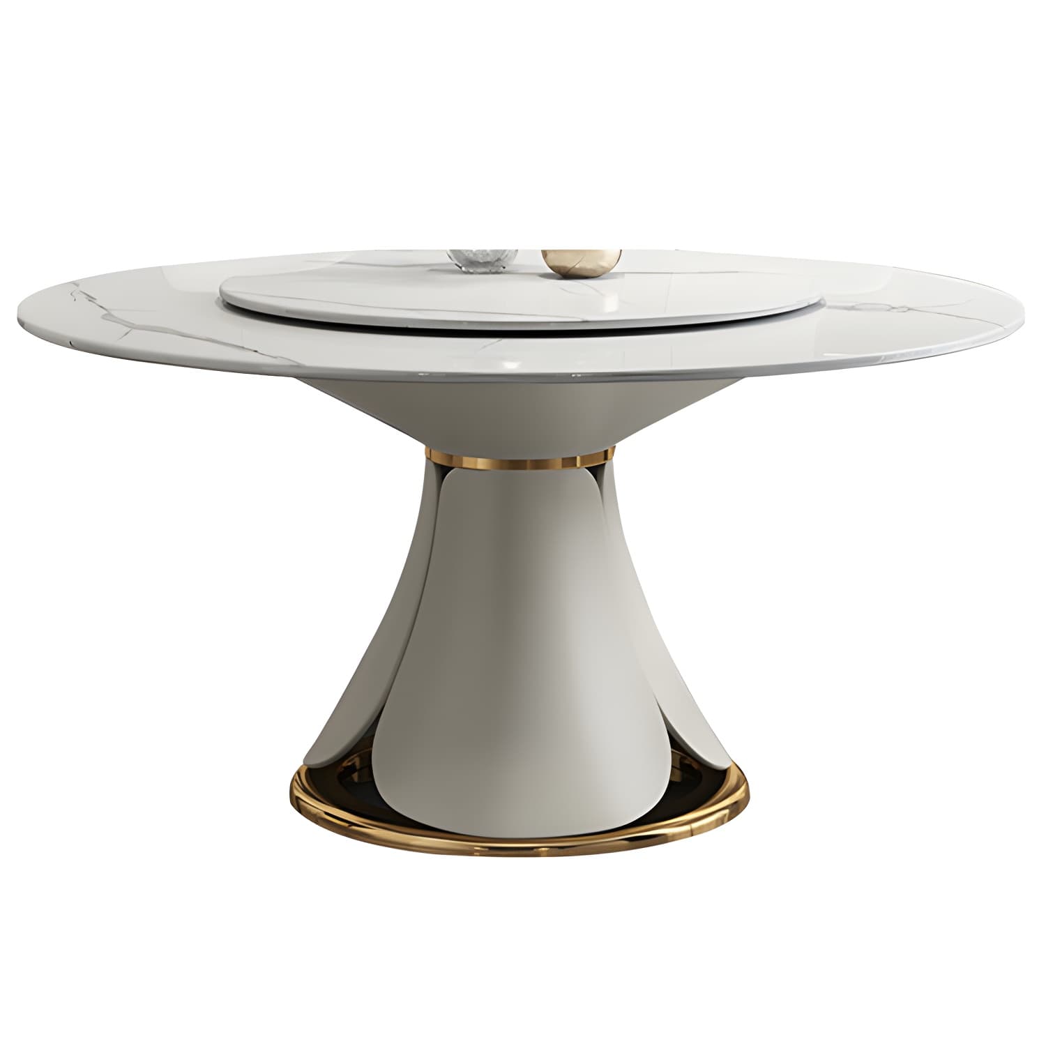 Modern Style 1/4/5/7/9 Pieces Dining Sintered Stone Dining Table Set with Metal Legs thumbnail 5