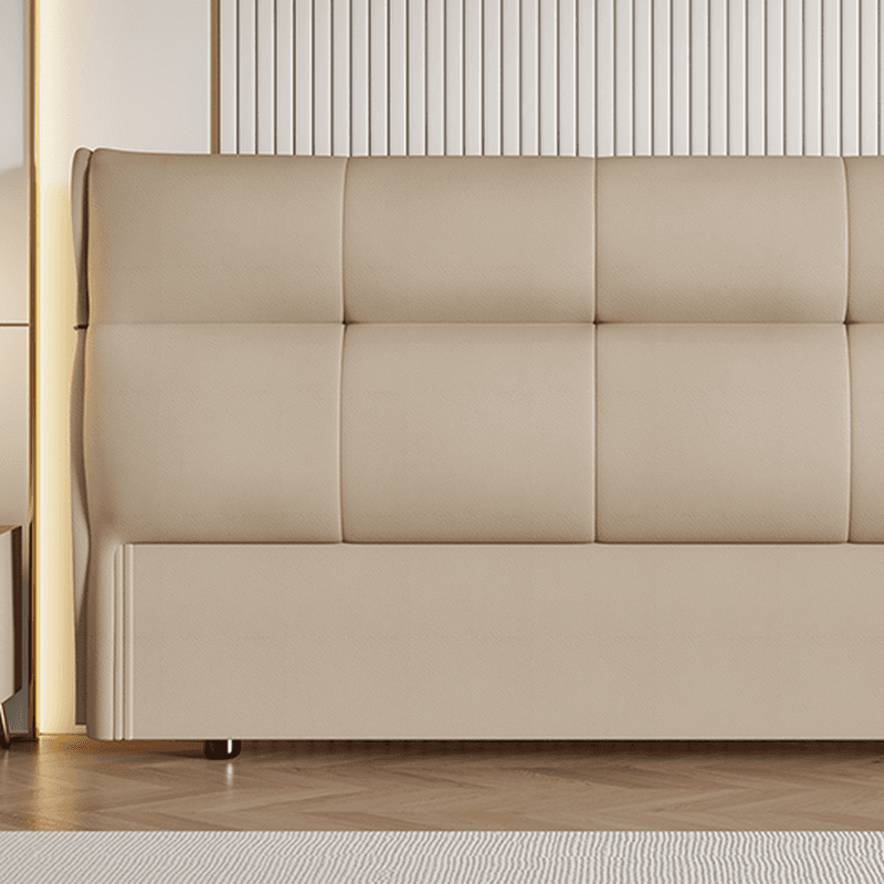 Art Deco Style Panel Headboard with No Distressing, Decorative-stitched Tufting, Rectangle Shape for Queen/Full/Twin XL Bed, Sponge Upholstery Fill, Standard Height thumbnail 11