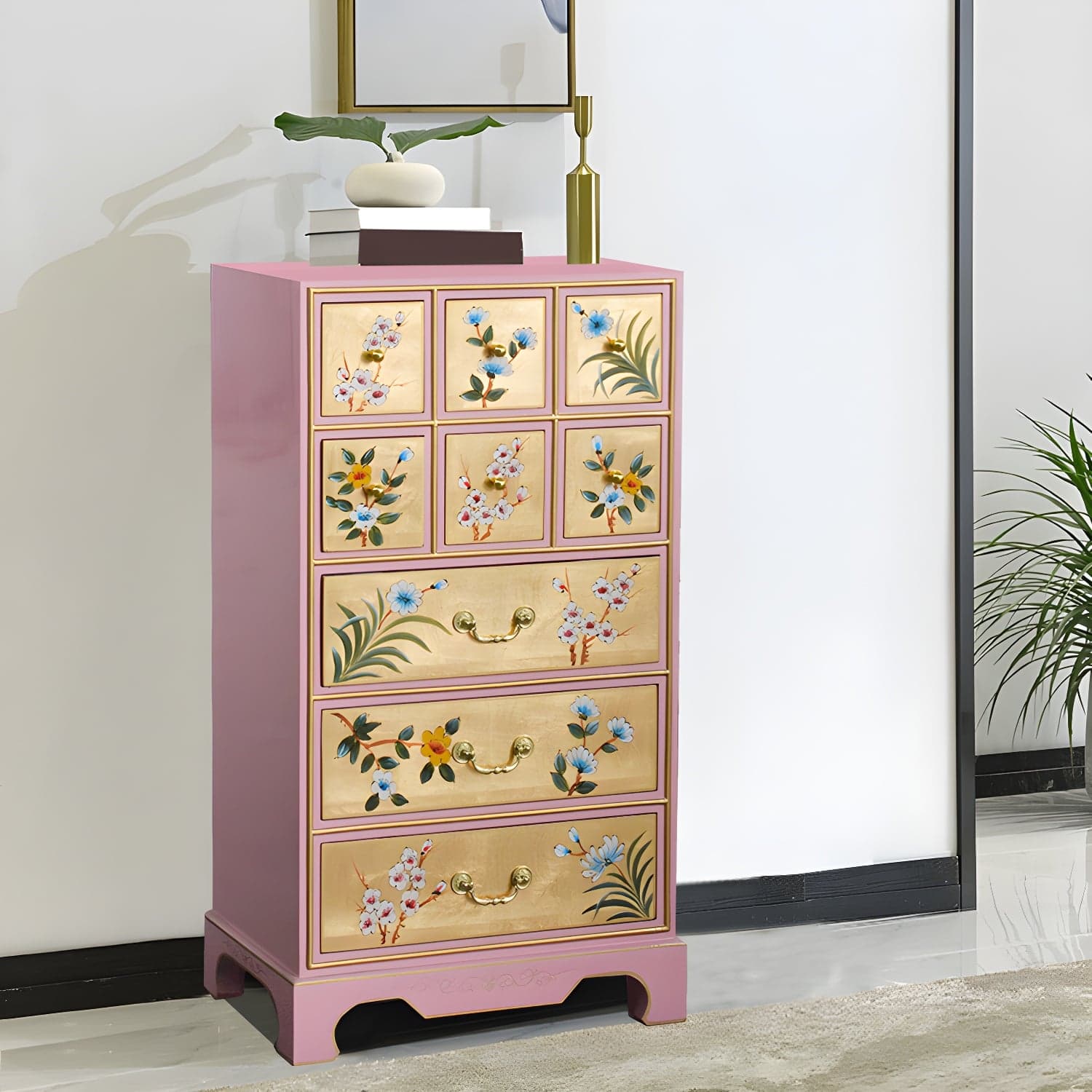 Classic Glam Dresser Solid Wood Storage Chest Dresser with 5/6/7/8/9 Drawers thumbnail 5