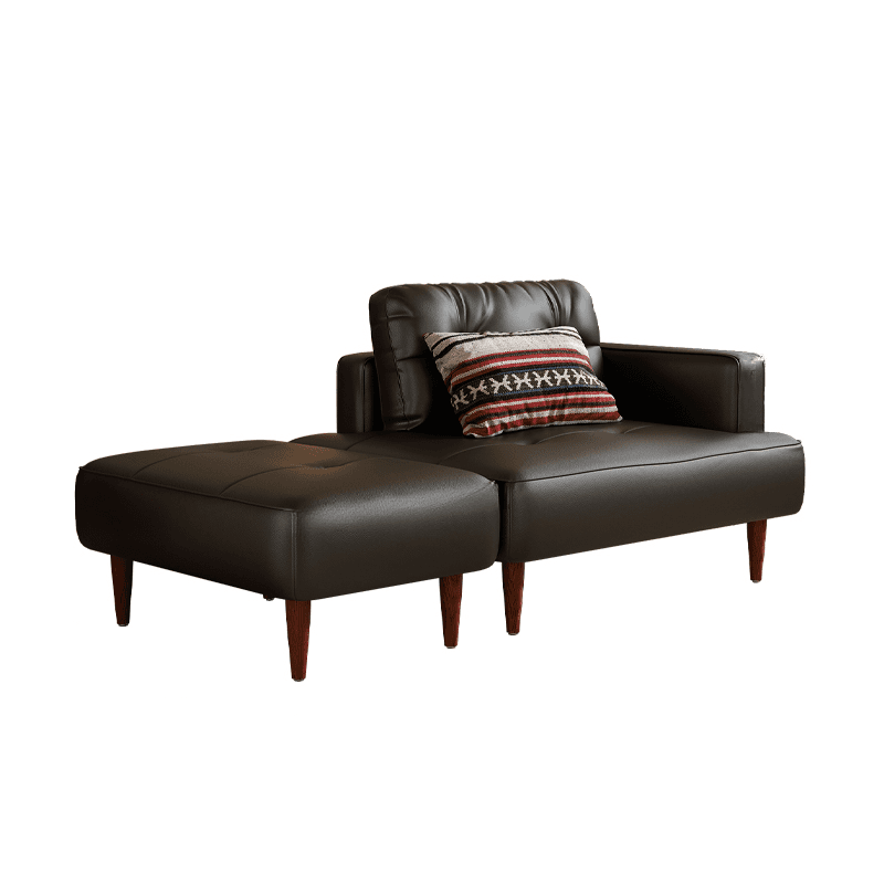 Drawing Room Stain Resistant Loveseat with Tufted Back in Taupe, 2-Person Seating, Receptacle Storage, and Recessed Arm thumbnail 1