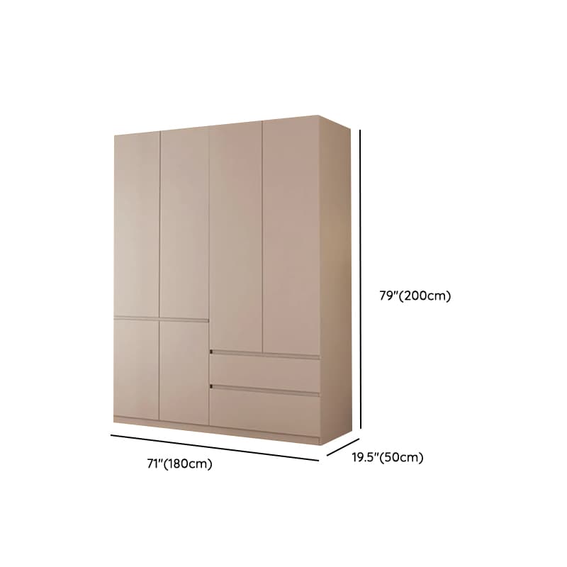 Auburn Self-supporting Cabinet Armoire with 2 Drawers and Gate Doors thumbnail 14