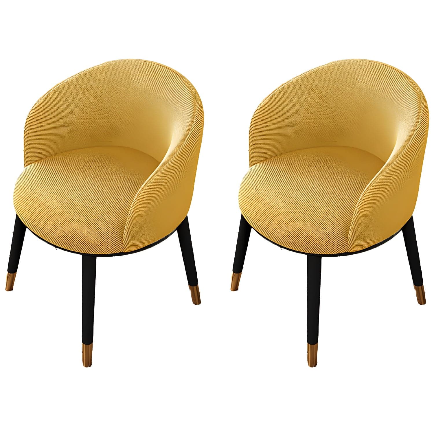 Contemporary Leather Home Arm Chair Solid Back Matte Finish Dining Chair thumbnail 10