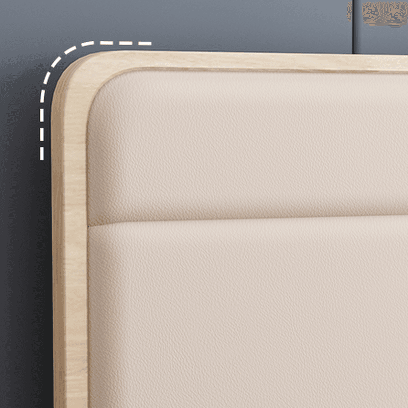 Trendy Full(54"W x 75"L)/Queen(60"W x 80"L)/King(76"W x 80"L) No Distressing Standard（36-55“） Rectangle Panel Headboard with Lumber Frame, Sponge Filling Included/Not Included thumbnail 6