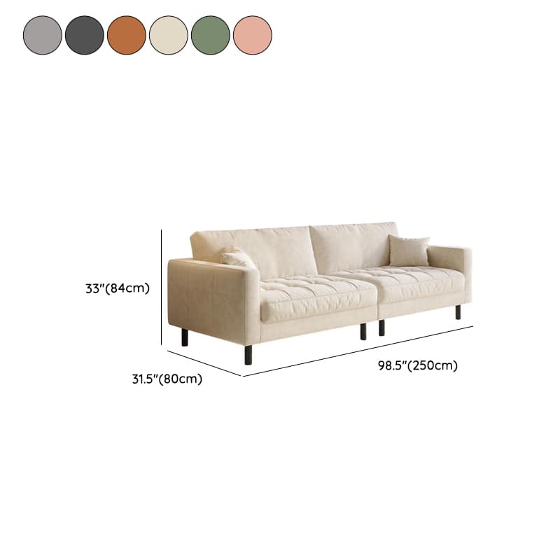 Tear Resistant Standard Sofa with Pu Upholstery in Grey/Light Green/Auburn thumbnail 17