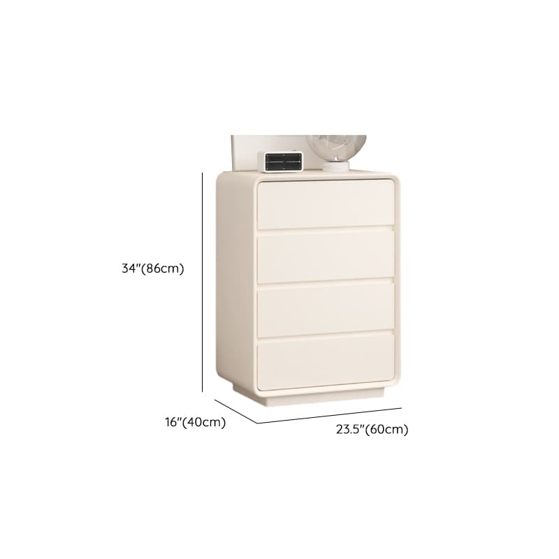 Chalk Minimalist Hardwood Console Dresser with 6 Drawers, Horizontal Orientation thumbnail 14