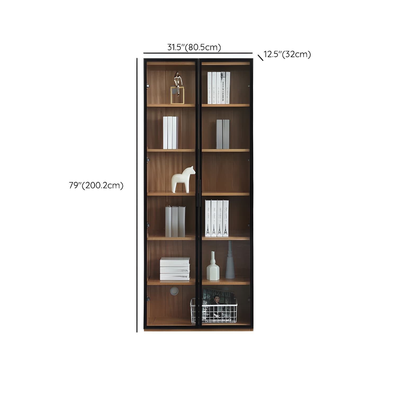 Modern Solid Wood Corner Shelves Included Side Cabinet for Bedroom thumbnail 9
