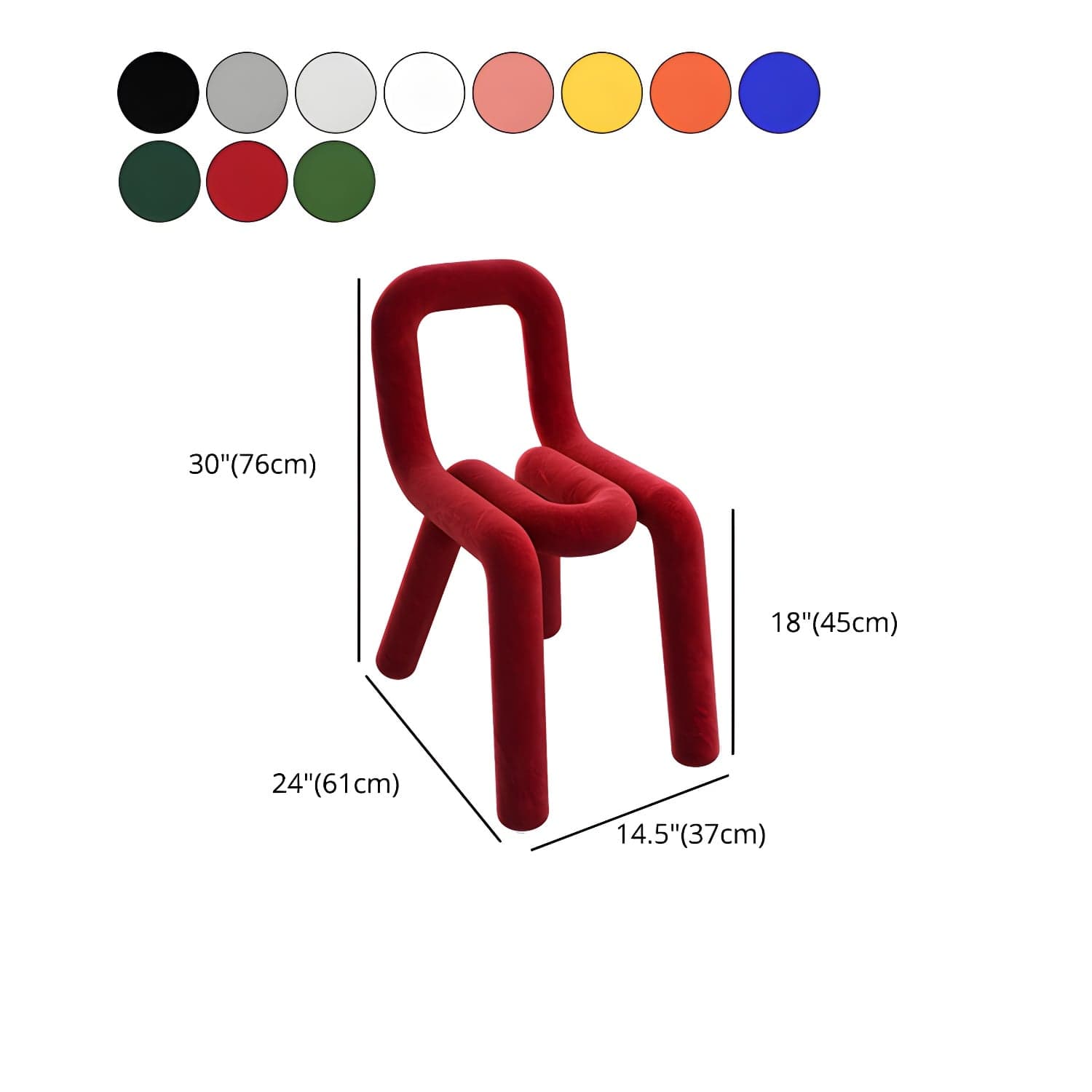 Contemporary Side Chair Velvet Open Back Dining Chair for Indoor thumbnail 19