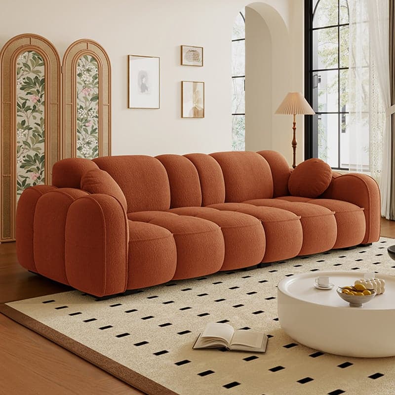 Drawing Room Standard Sofa in Midnight Black/Light Gray/Light Brown with Armrest thumbnail 6