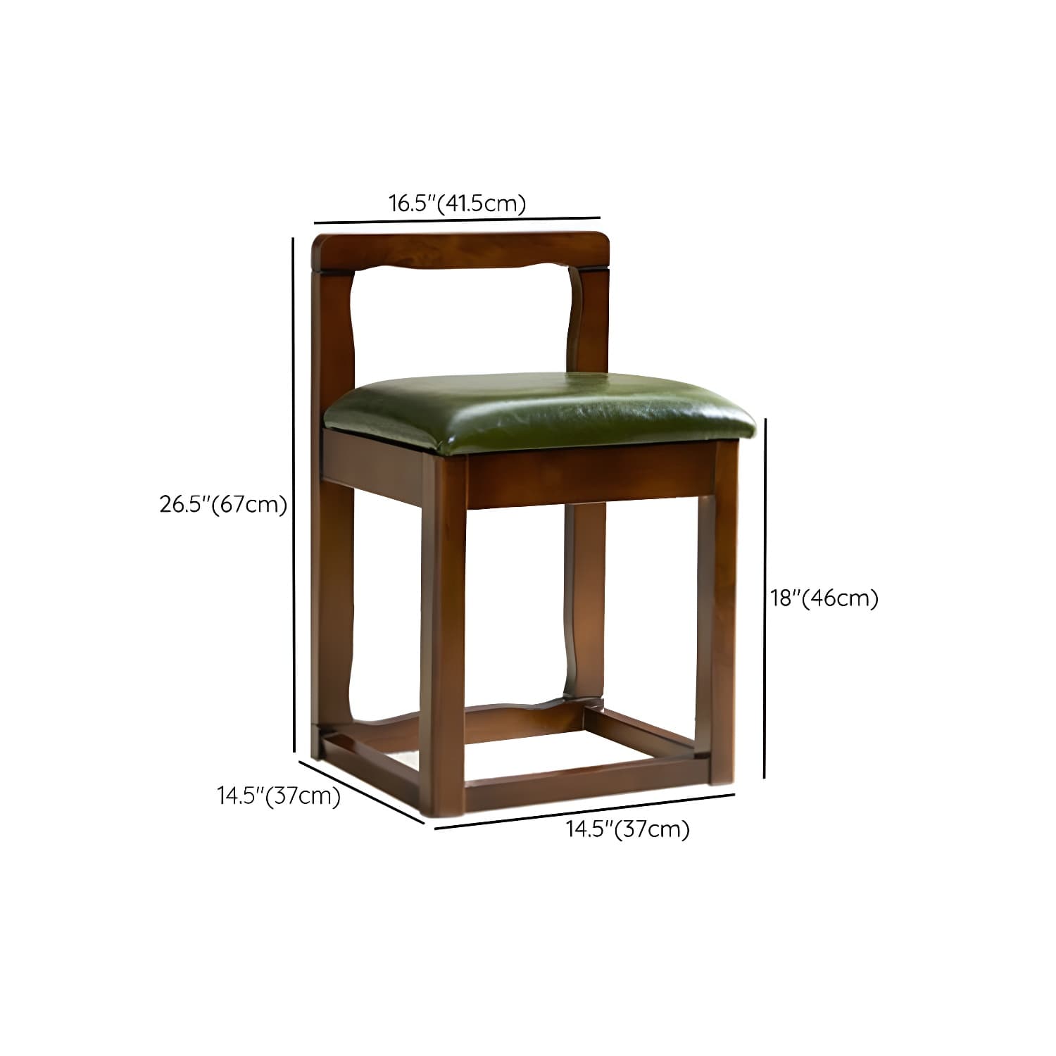 Modern Wood Dining Set in Medium Brown - Table and Chairs with Solid Wood Features thumbnail 12