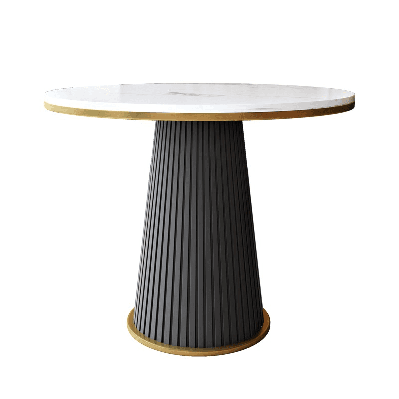 Modern Simple Style Dining Table Set with Padded Chair, Back Seat, and Arms thumbnail 5