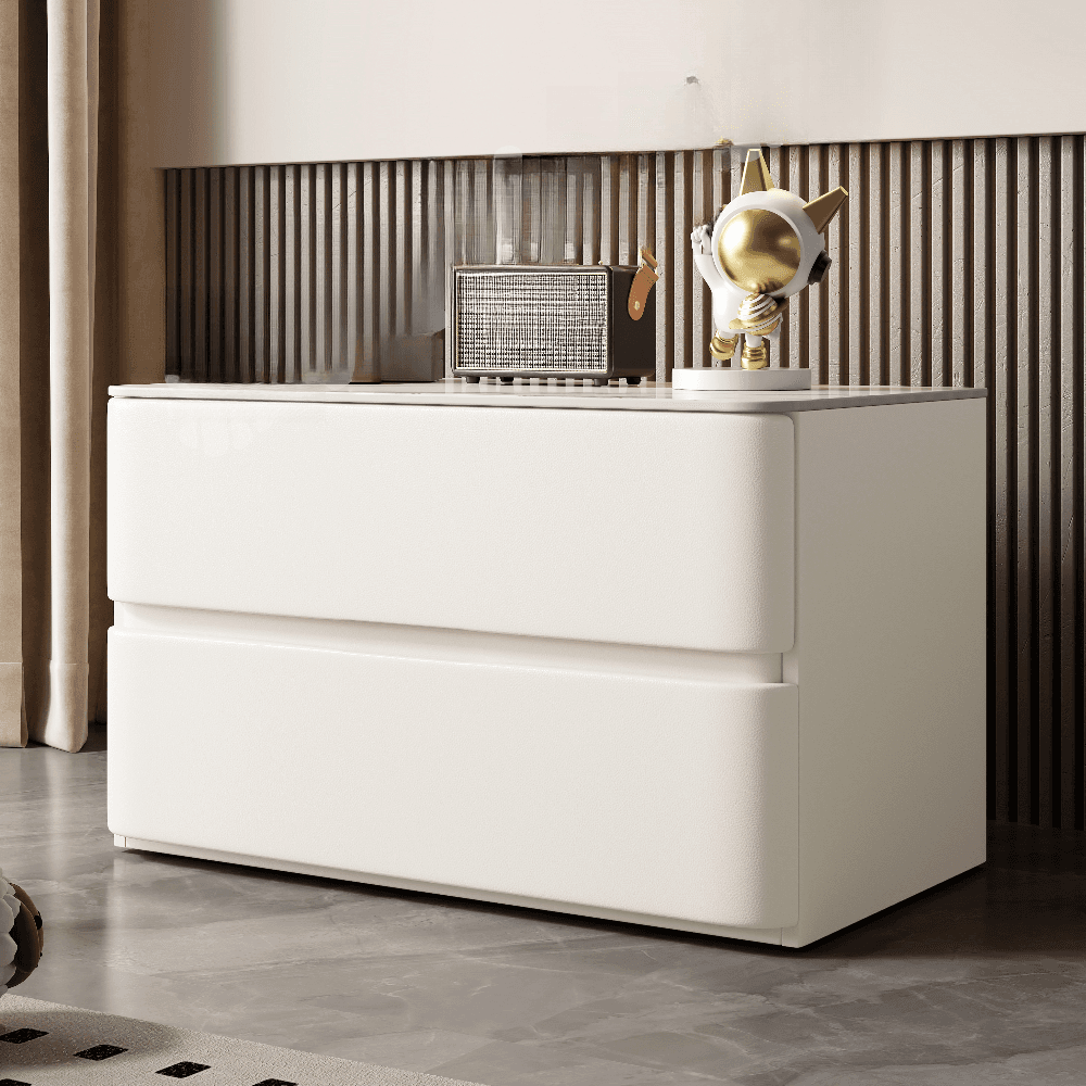 Artistic 2 Drawers Drawer Storage Bedside Table thumbnail 5