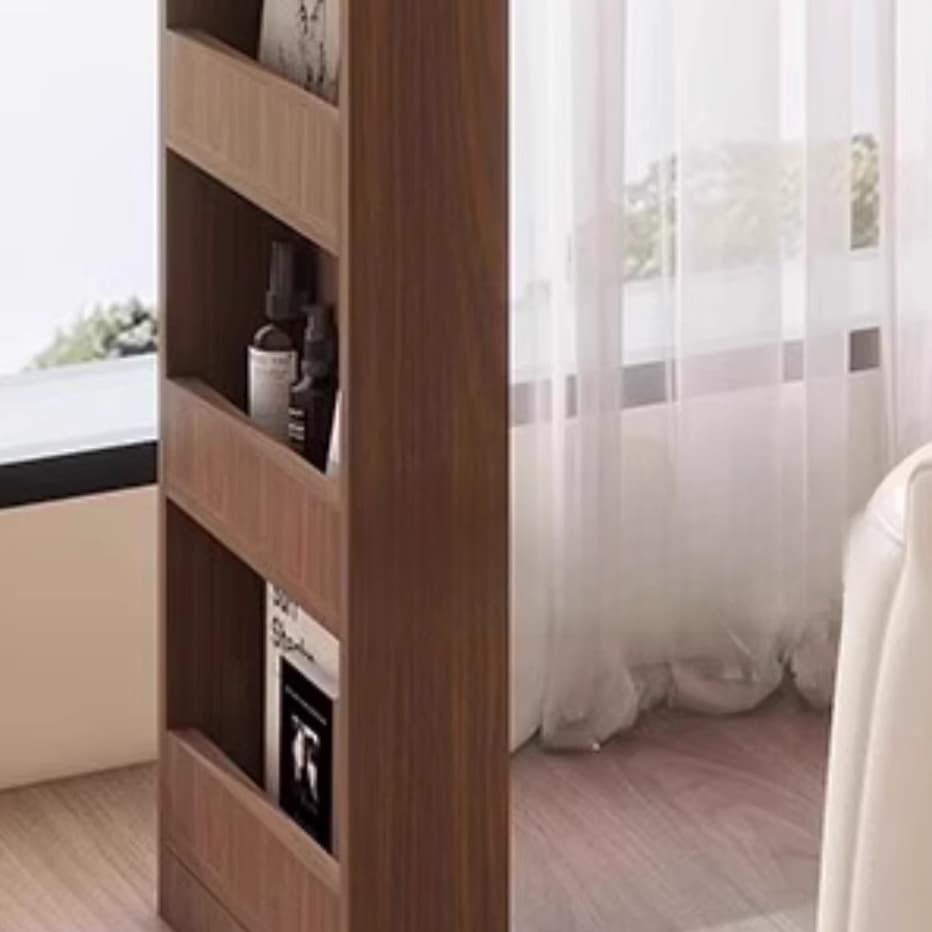 Modish Engineered Wood Large Makeup Vanity with 3 Drawers thumbnail 7