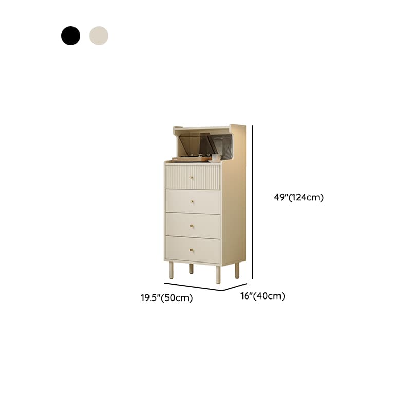 Casual Composite Wood Bachelor Chest/Console Dresser with Shelves, 4 Drawers/8 Drawers, Vertical/Horizontal Orientation thumbnail 22