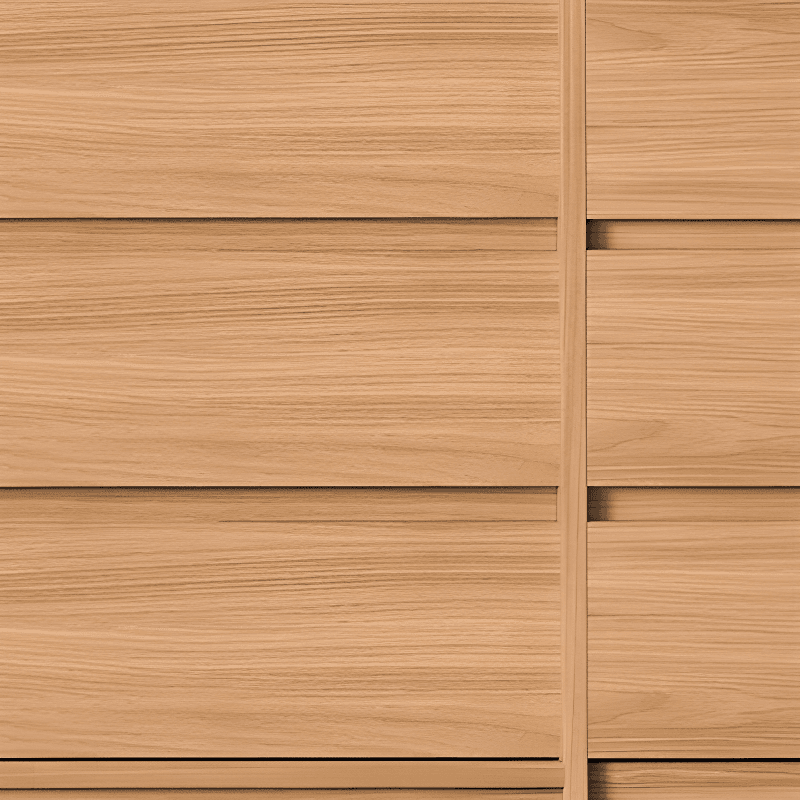Unfinished Color Independent Wardrobe Armoire in Solid Oak thumbnail 5