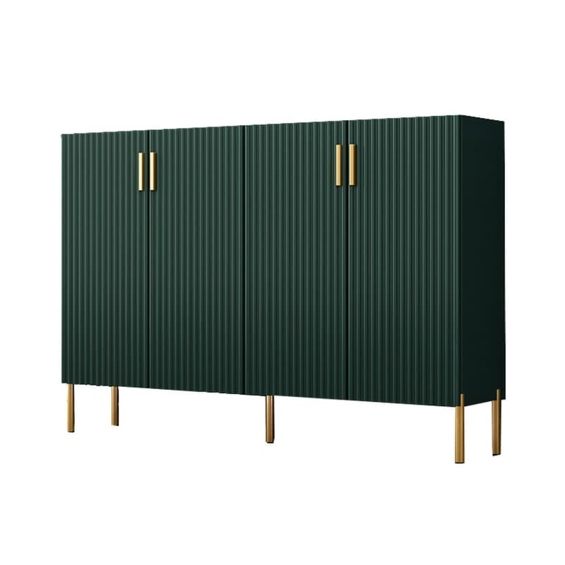 Floor Freestanding Sideboard/Server in Wood with Countertop and Three/Five Internal Shelves in a Luxury Style thumbnail 9