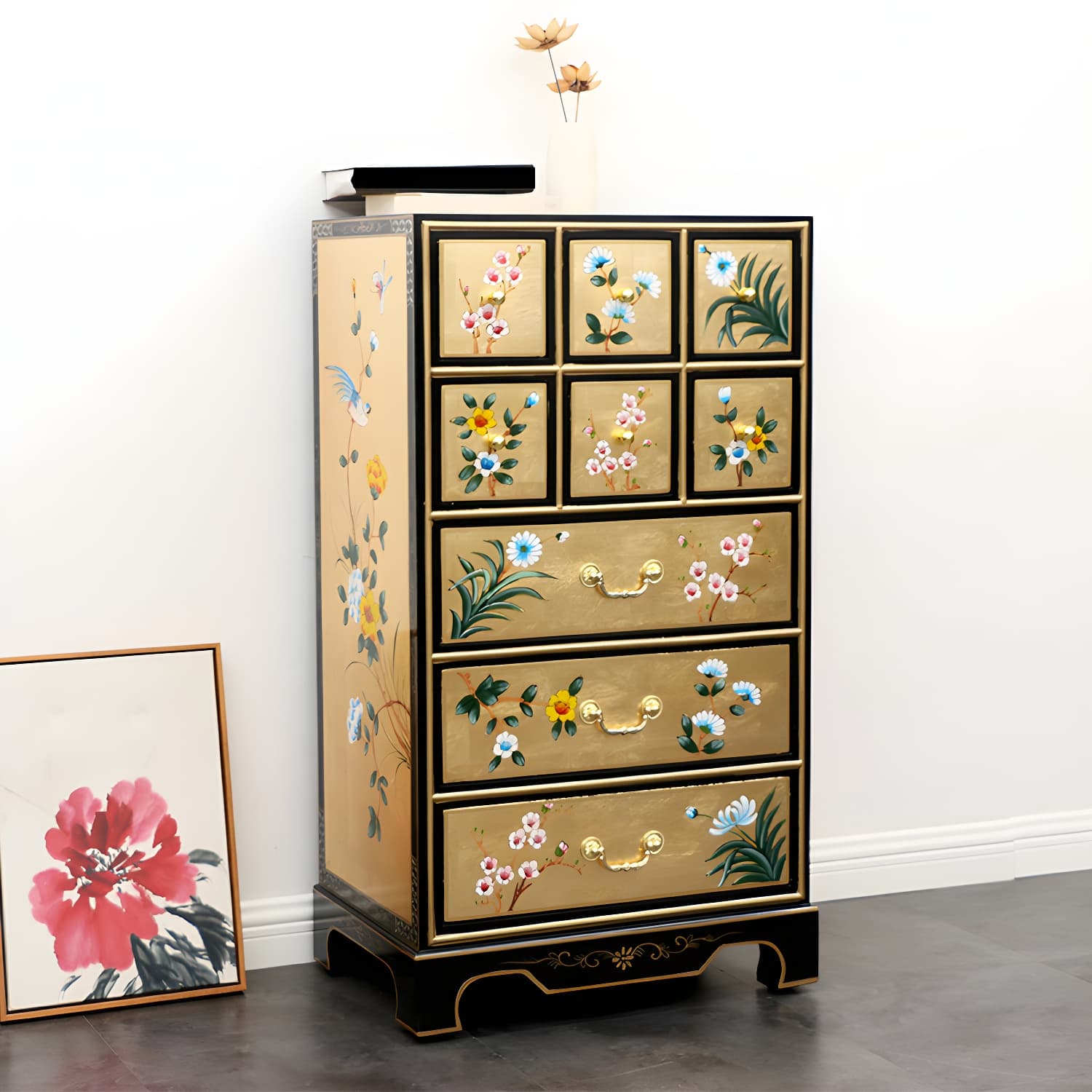 Classic Glam Dresser Solid Wood Storage Chest Dresser with 5/6/7/8/9 Drawers thumbnail 8