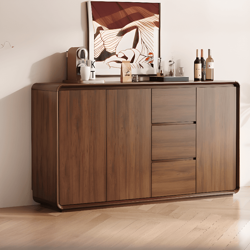 Casual Cocoa Standard/Narrow Sideboard with 3 Drawers/3 Shelves/2 Doors/3 Doors thumbnail 1
