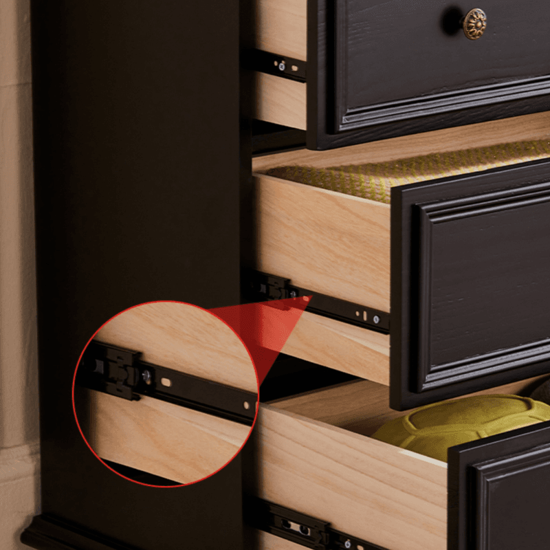 Casual Raw Wood Console Dresser/Semainier with 5/7/9 Drawers in Horizontal/Vertical Orientation thumbnail 8